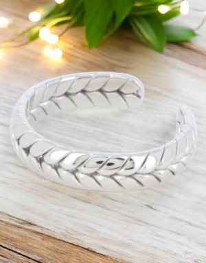 Bague Épis de blé couleur Argent