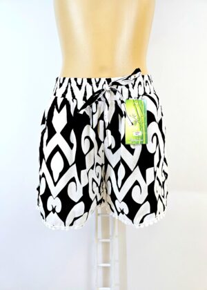 Short imprimé Noir et blanc