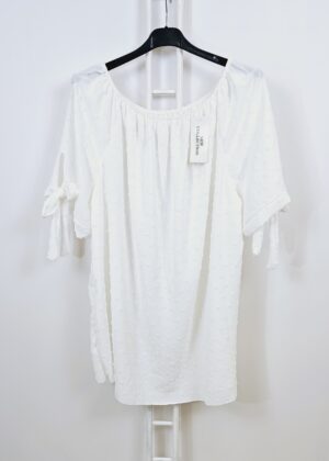 Blouse Blanche Oversize Femme Tissu Fluide Look Bohême Chic