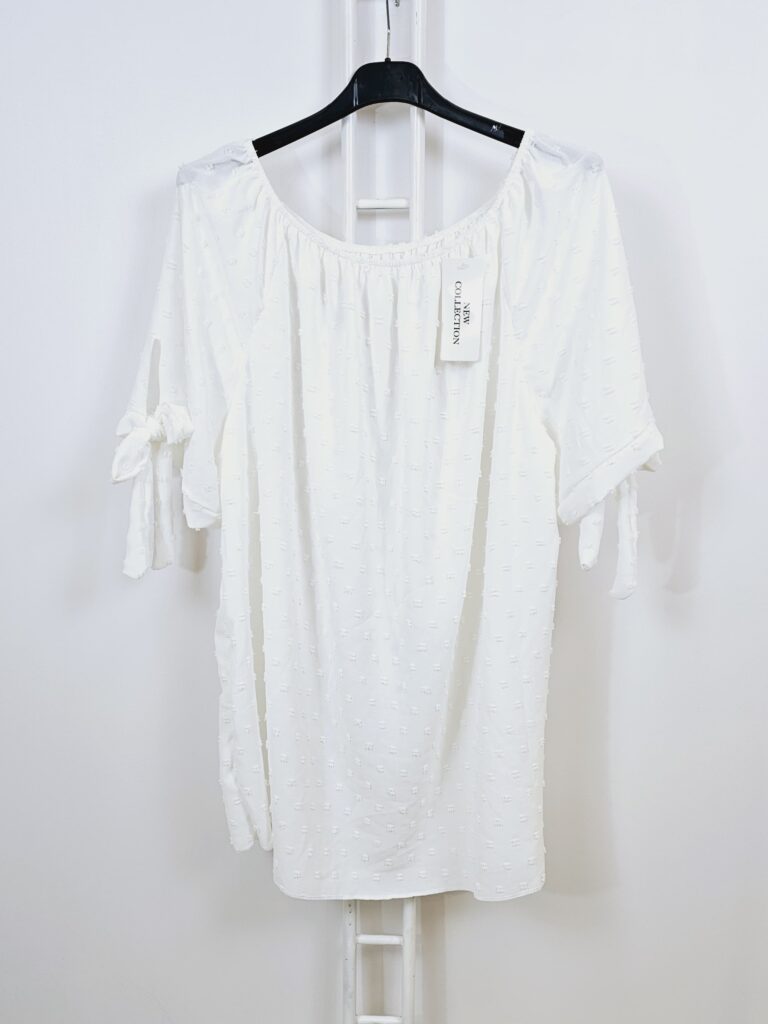 Blouse Blanche Oversize Femme Tissu Fluide Look Bohême Chic