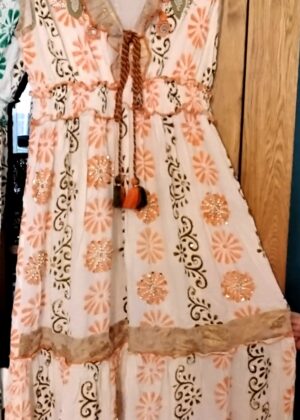 Robe Longue Bohème Orange