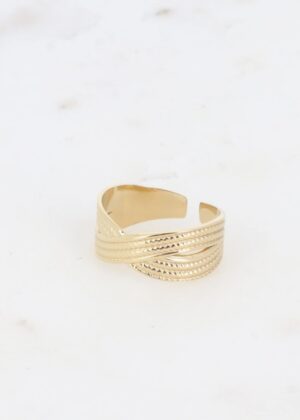 Bague Argentée Tressée Ajustable