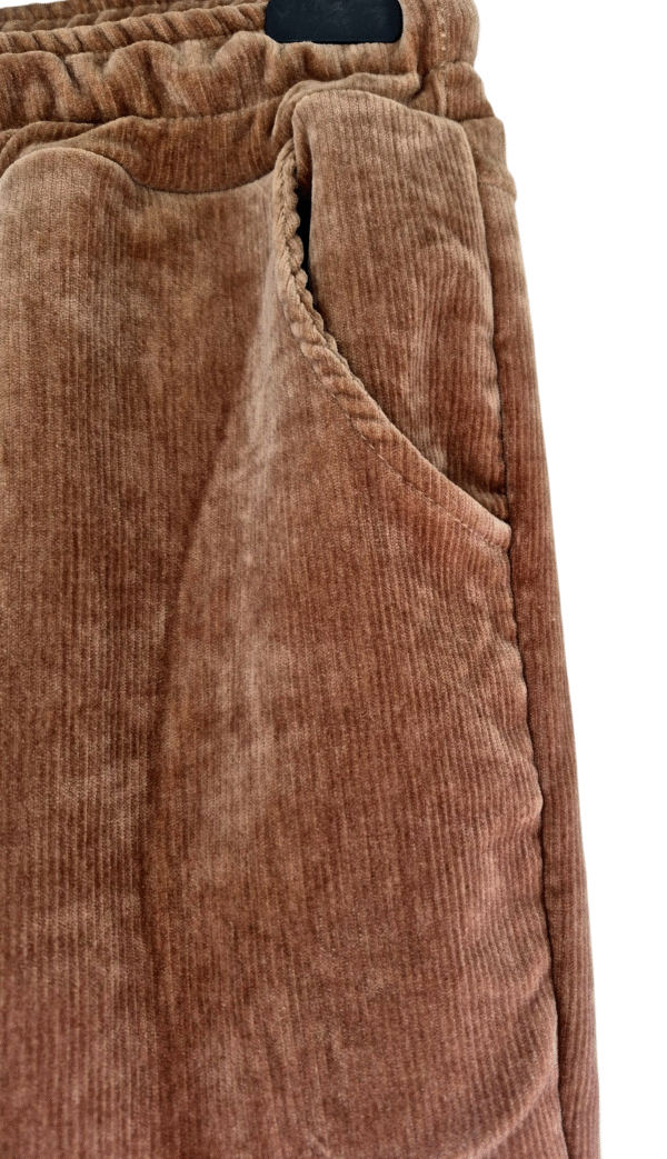 Pantalon Femme cargo velours Caramel – Taille Unique 36 au 42