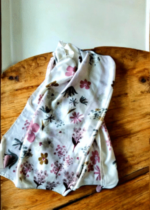 Echarpe douce Fleurie Femme