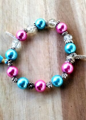 Bracelet Perles Extensible Colorées