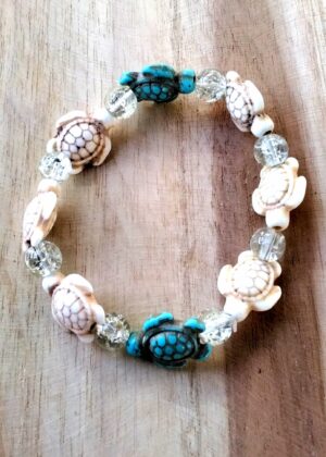 Bracelet Perles Extensibles Tortues
