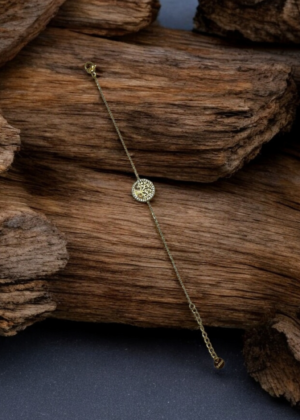 Bracelet arbre de vie Doré