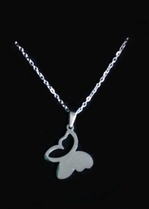 Collier Papillon Argenté