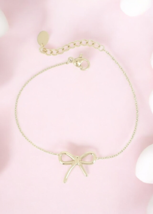 Bracelet Nœud couleur dorée