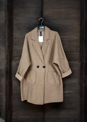 Manteau Femme Élégant Coupe Droite