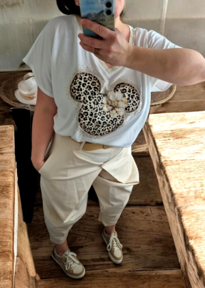 Pantalon Femme Sarouel beige