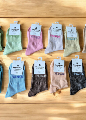 Chaussettes pailletées “FÉTARDE” 