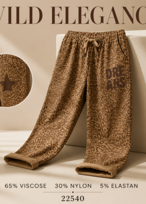 Pantalon large forme ballon Léopard